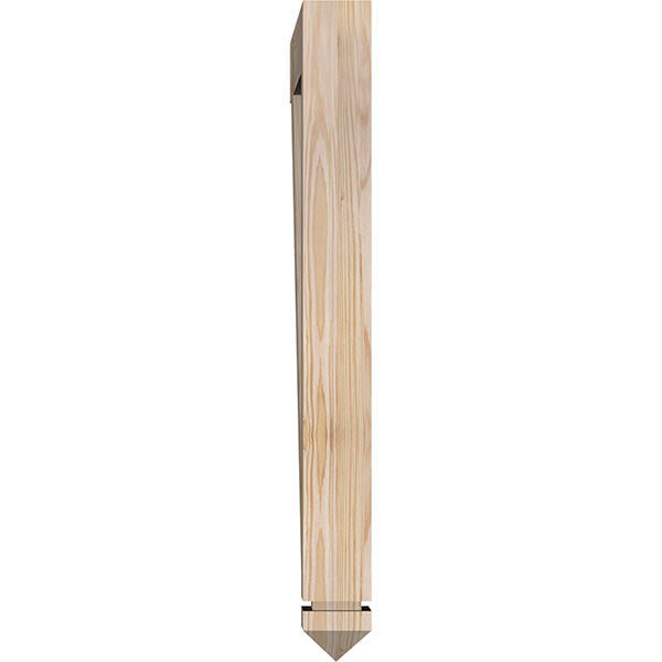 Douglas Fir Arts & Crafts Smooth Bracket W31610