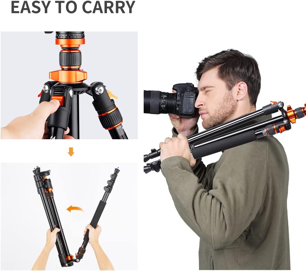 78 inch Aluminum Camera Tripod with 360 Degree Ball Head, Pack of 2 R86003