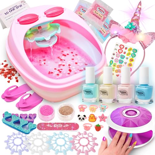 Glow in Dark Kids Spa Day Kit 42+ Pieces C8400