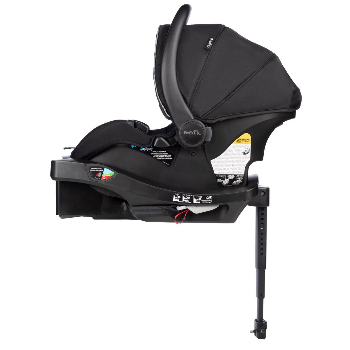 Black Infant Car Seat with Load Leg Base Y30602