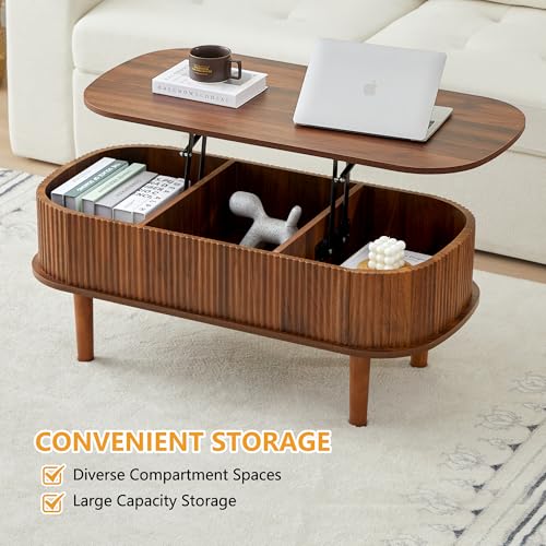 Lift Top Coffee Table with Hidden Compartment A261713