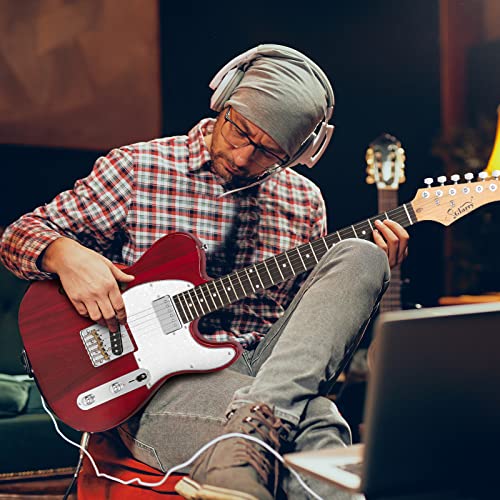 Transparent Wine Red Semi-Hollow Electric Guitar with Rosewood Fingerboard J6729