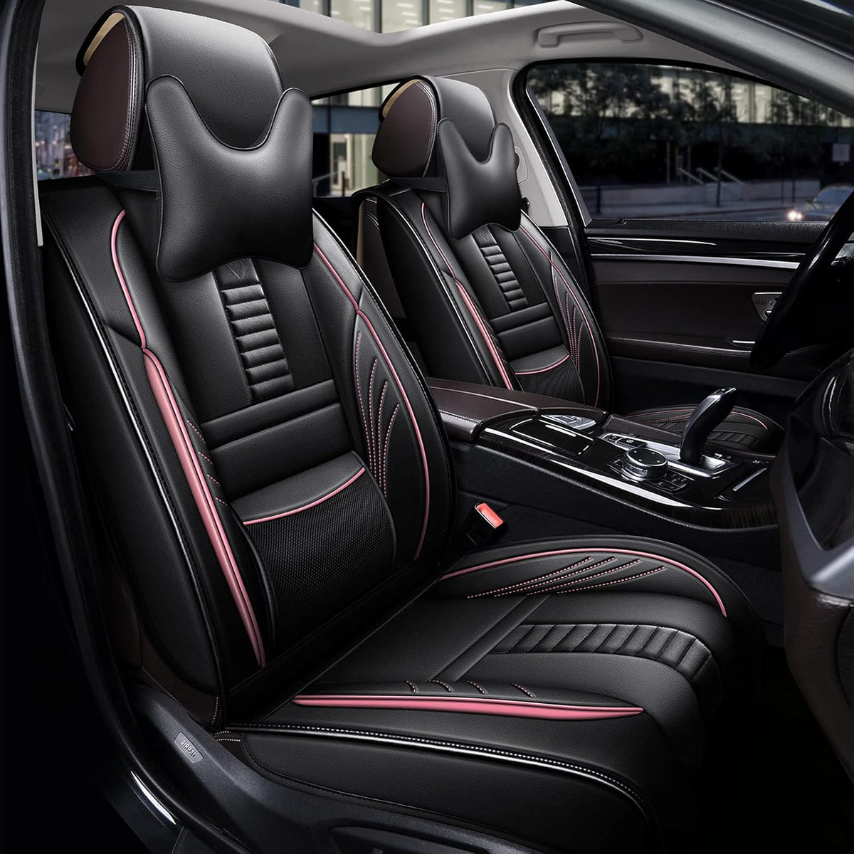Leather Waterproof Car Seat Cover Full Set S41469