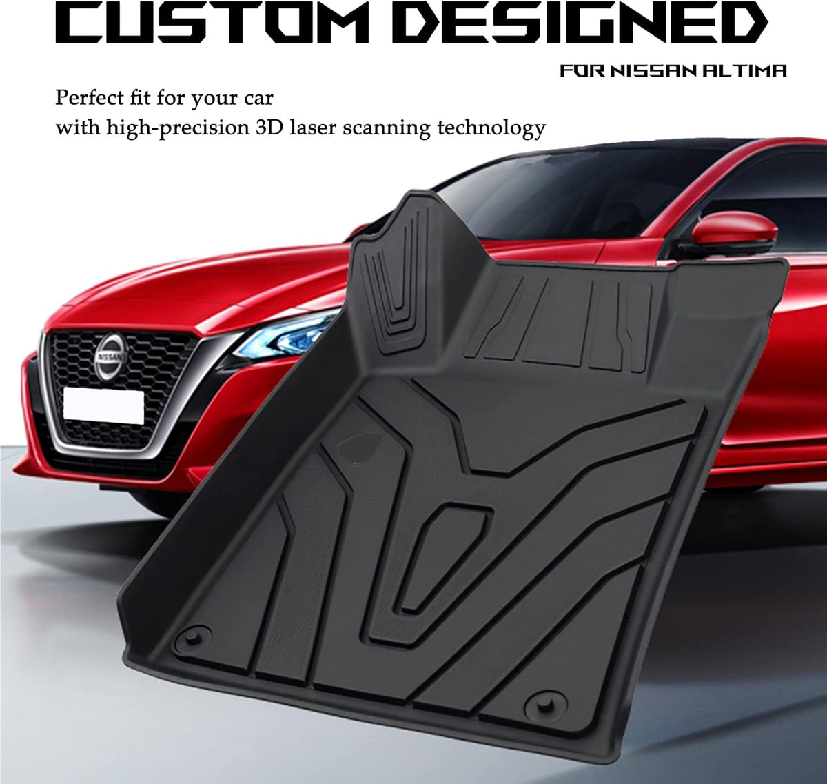 Custom Fit TPE Floor Mats 2 Row Seat Q48144