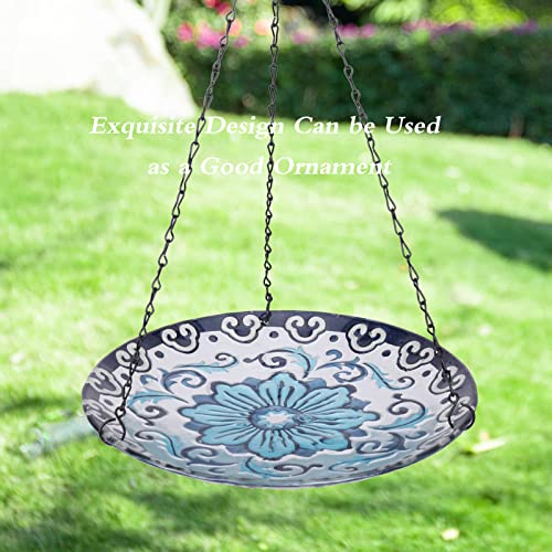 11 Inch Glass Bird Bath Bowl Q5308