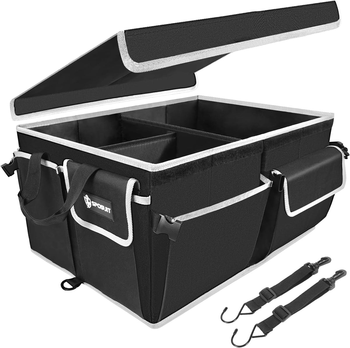 Waterproof Collapsible Trunk Organizer with Lid W2706