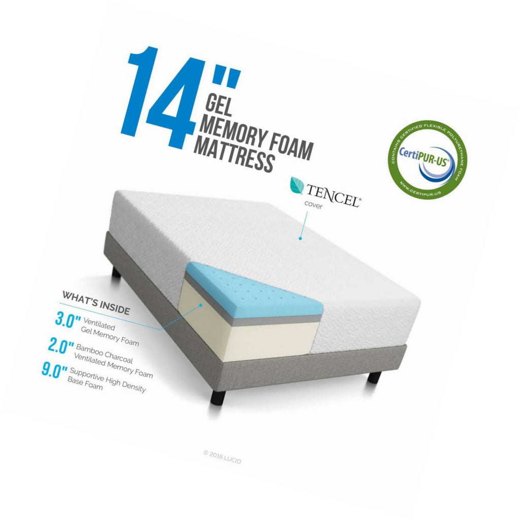 California King Memory Foam Mattress O147