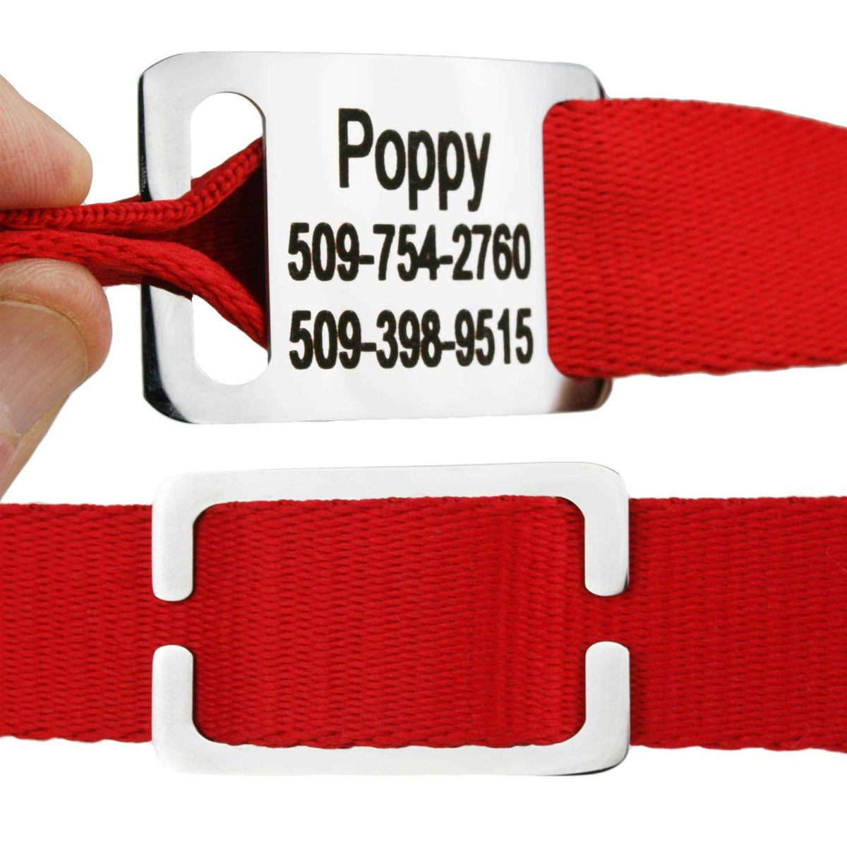 Stainless Steel Slide-On Dog & Cat Tag D248433