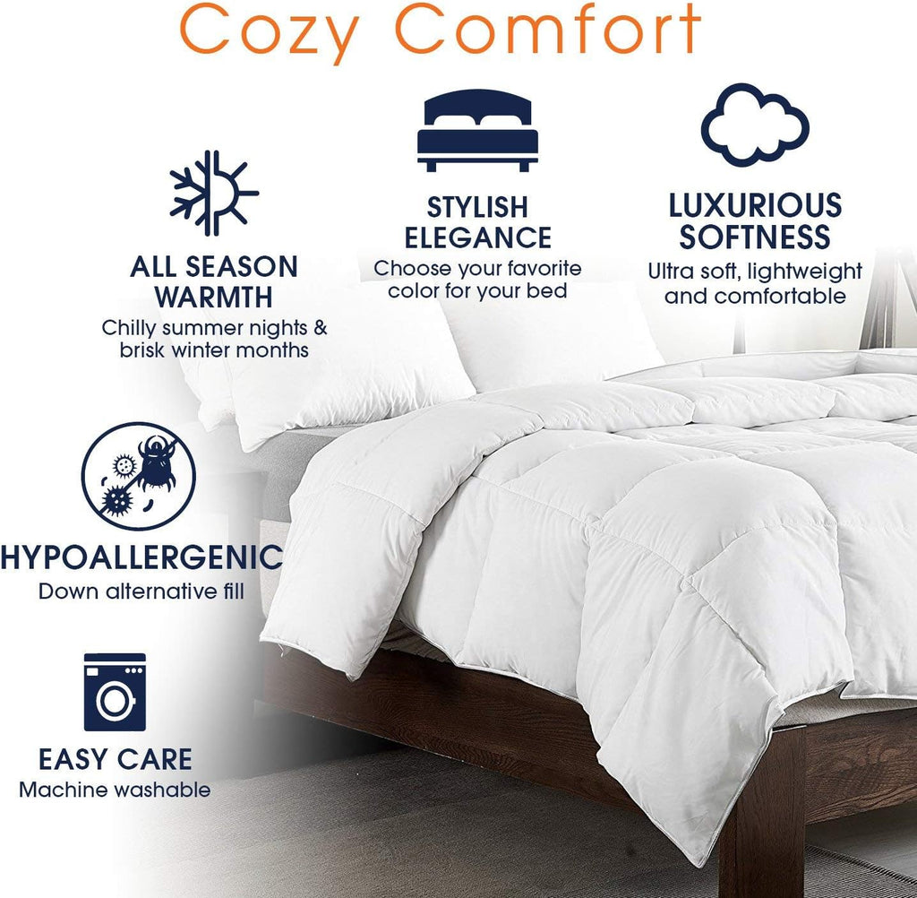 King Chocolate Light Weight Down Alternative Comforter Y634862
