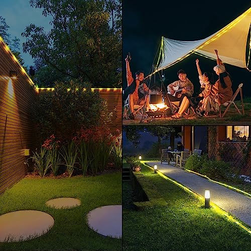 39FT 100LED Outdoor String Lights Clear PVC Tube Fairy Lights Q71737