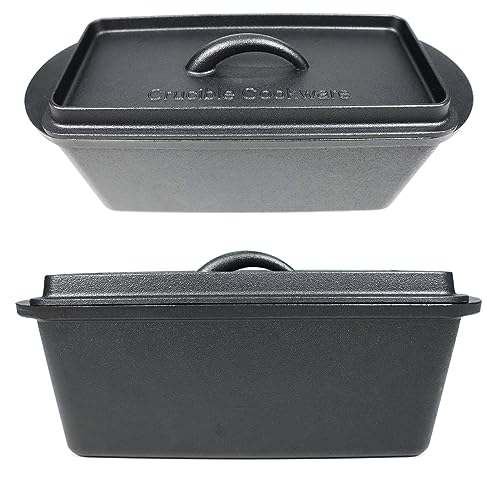 Pre-Seasoned Cast Iron Bread Pan with Lid J930825