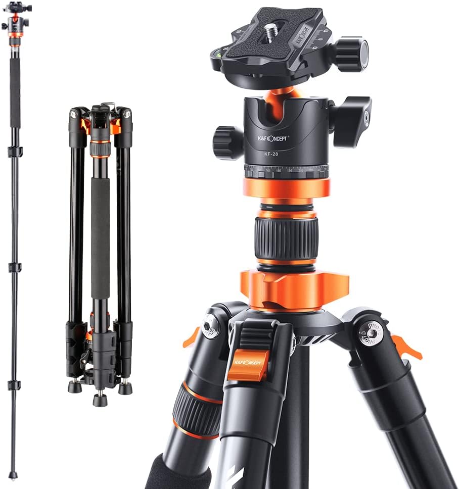 78 inch Aluminum Camera Tripod with 360 Degree Ball Head, Pack of 2 R86003