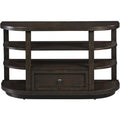 Chocolate Mahogany Sofa & Console Table X5074