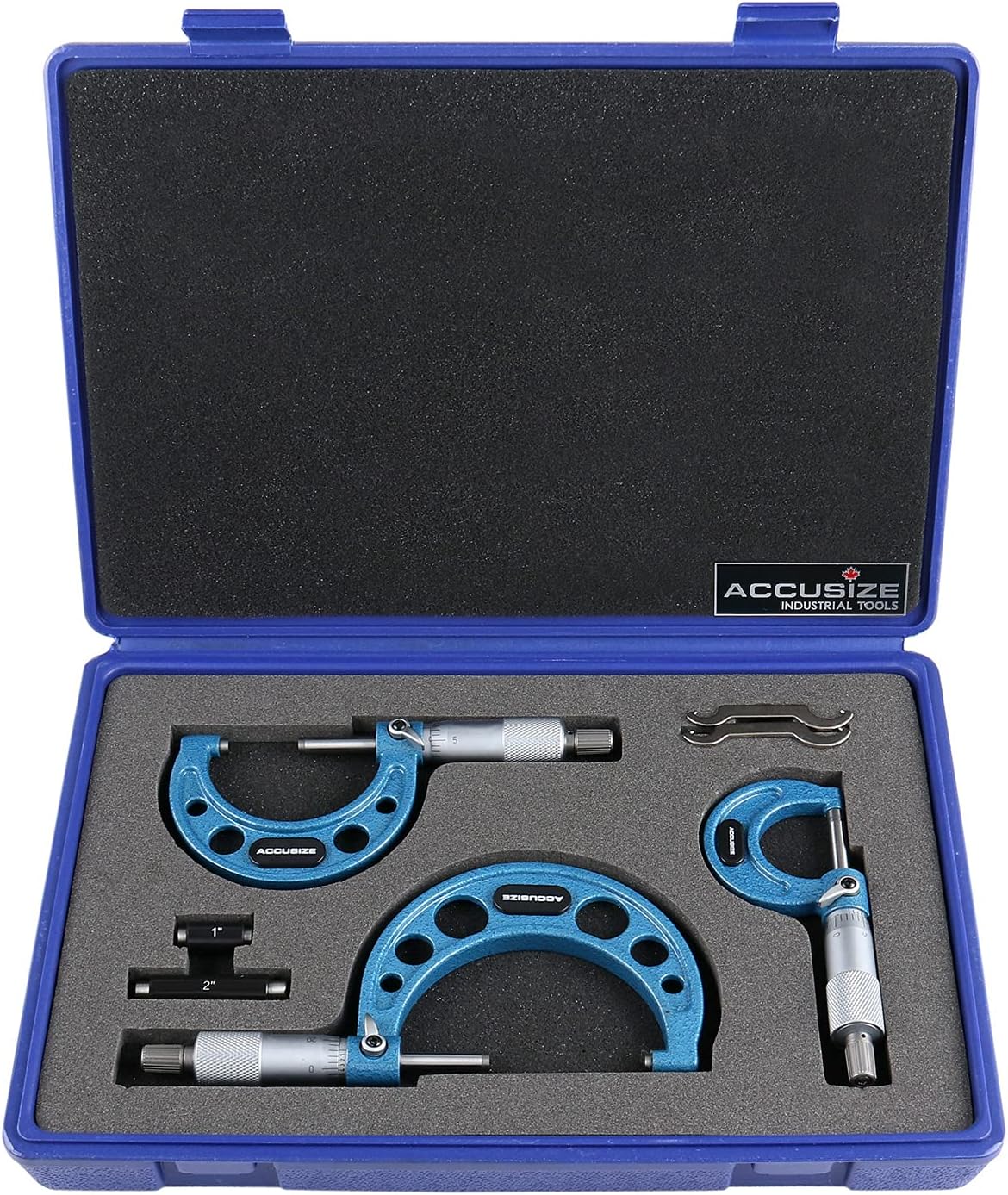 0-3 inch Outside Micrometers Carbide Tipped 3 Pc Set R2225