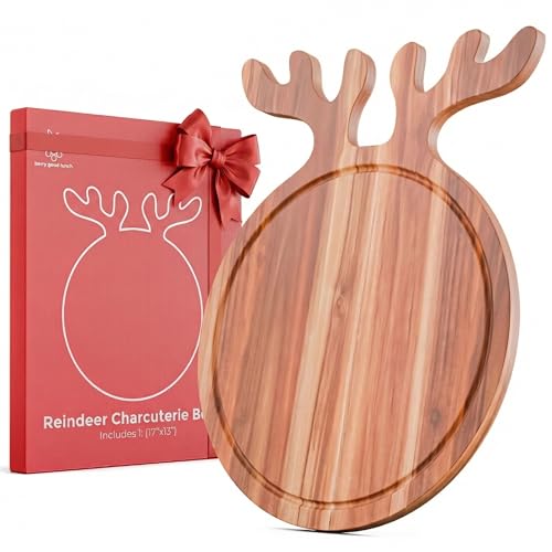 17-Inch Acacia Wood Christmas Cutting Board M291