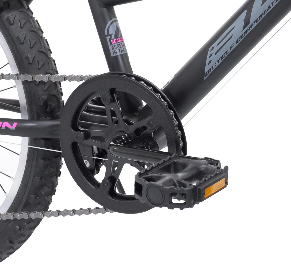 20-inch Girl's Mountain Child Bicycle Black/Pink Q175
