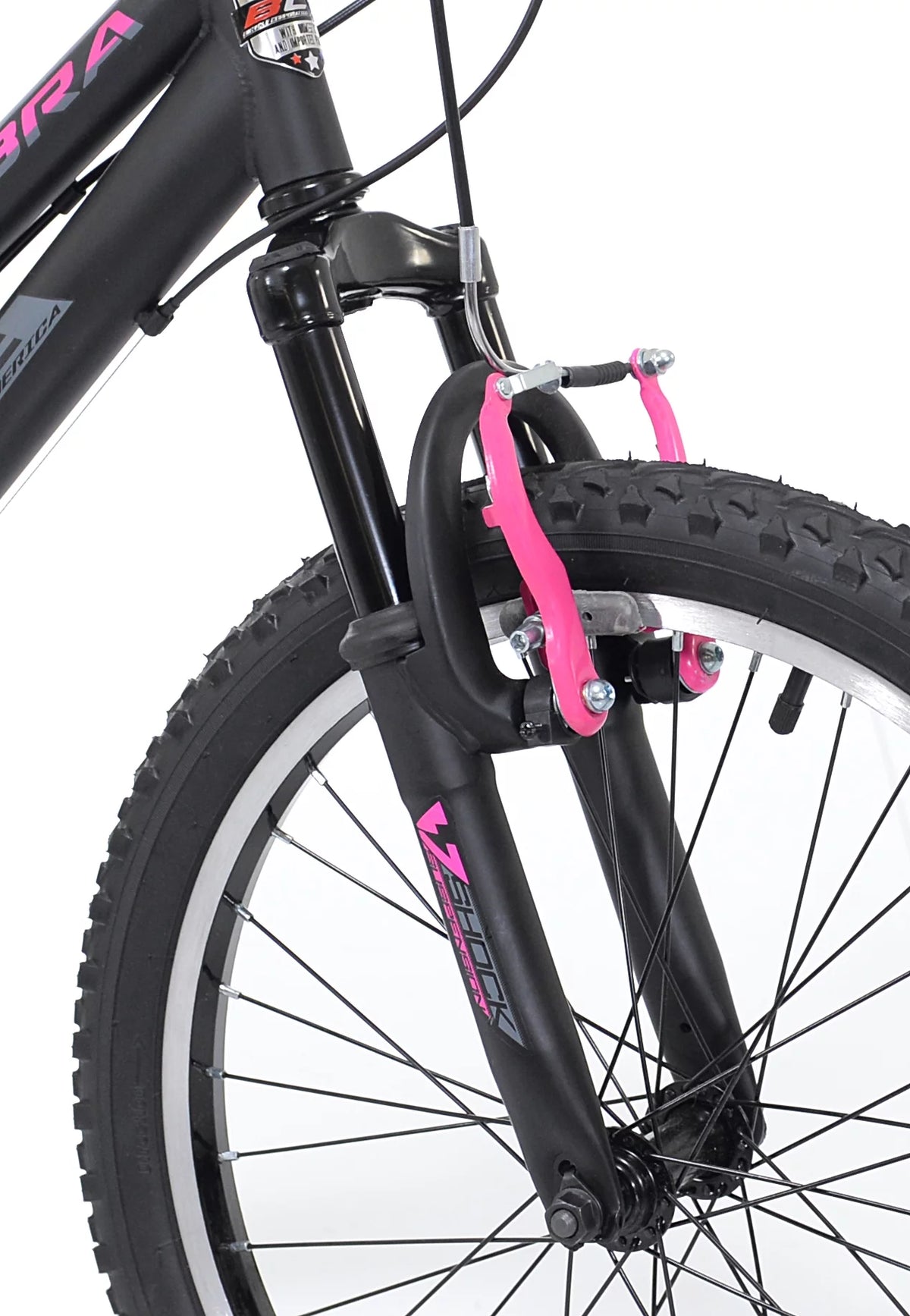 20-inch Girl's Mountain Child Bicycle Black/Pink Q175