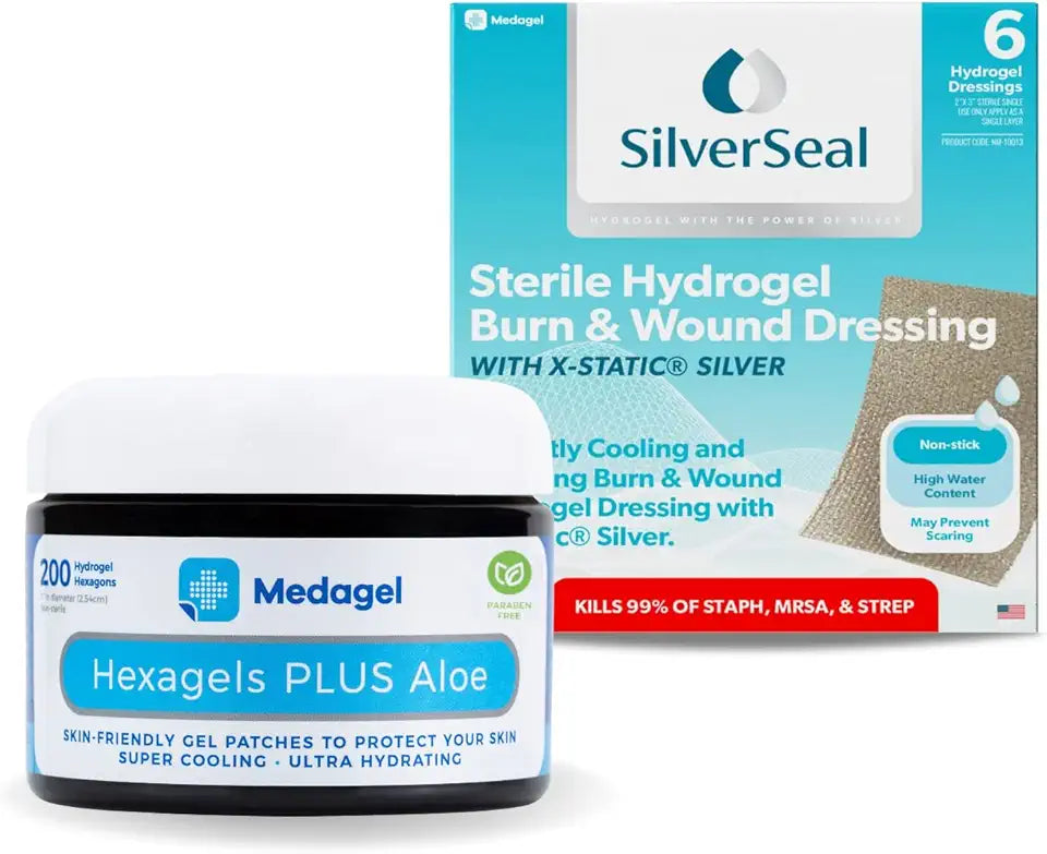 Aloe Vera Paraben Free Hydrogel Pads and Burn and Wound Dressing L974995