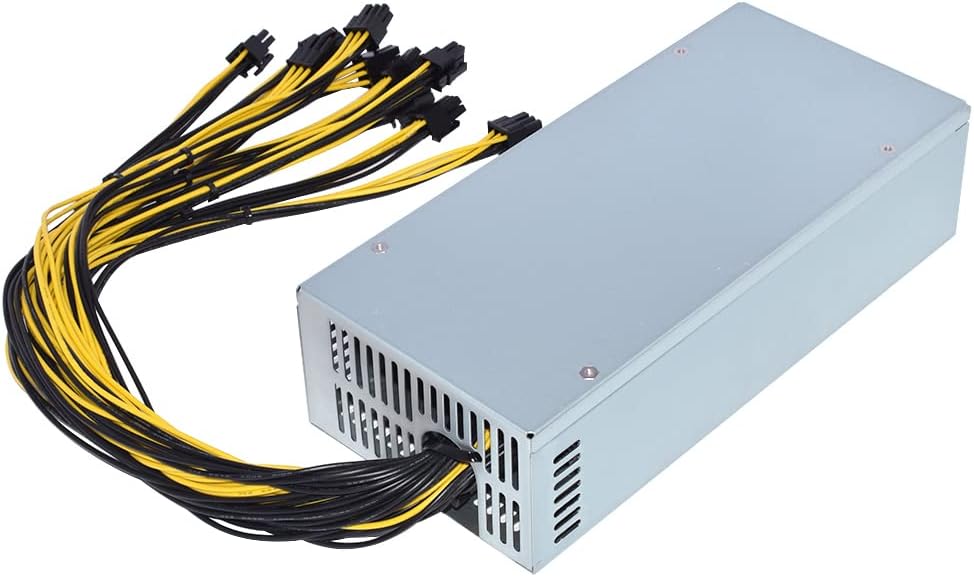 2000W 110-220V PSU 10x6 Pin Mining Power Supply R607169