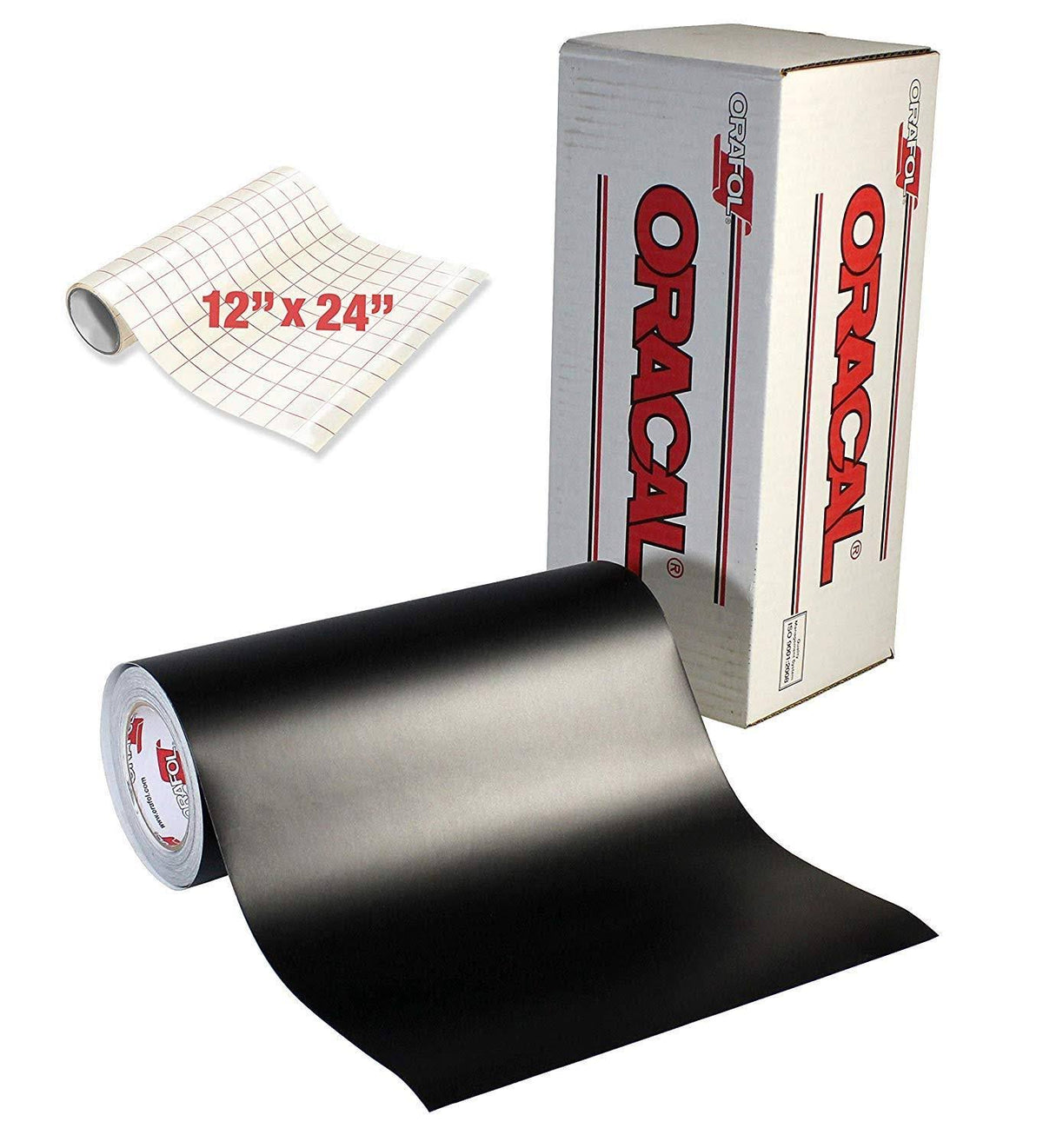 Matte Black Adhesive Craft Vinyl 50ft x 12 inch J26896