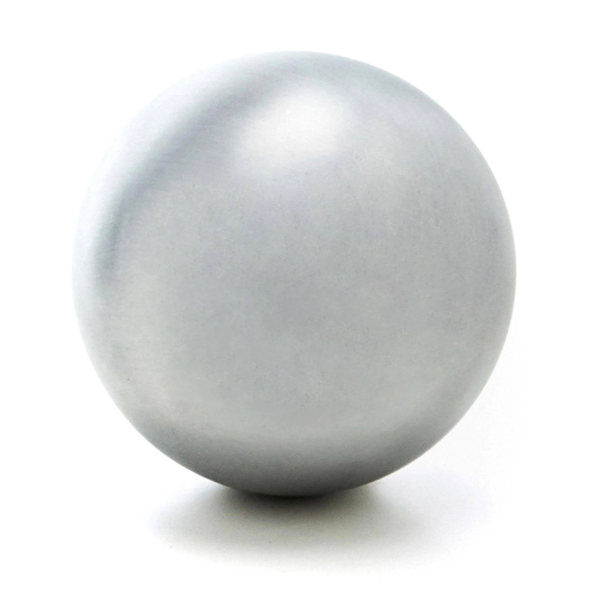 Petanque Boules Semi-Soft Competition 3 Silver 75mm 720 Grooved X7645