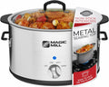 10 Quart Non-Stick Slow Cooker with Tempered Glass Lid F653