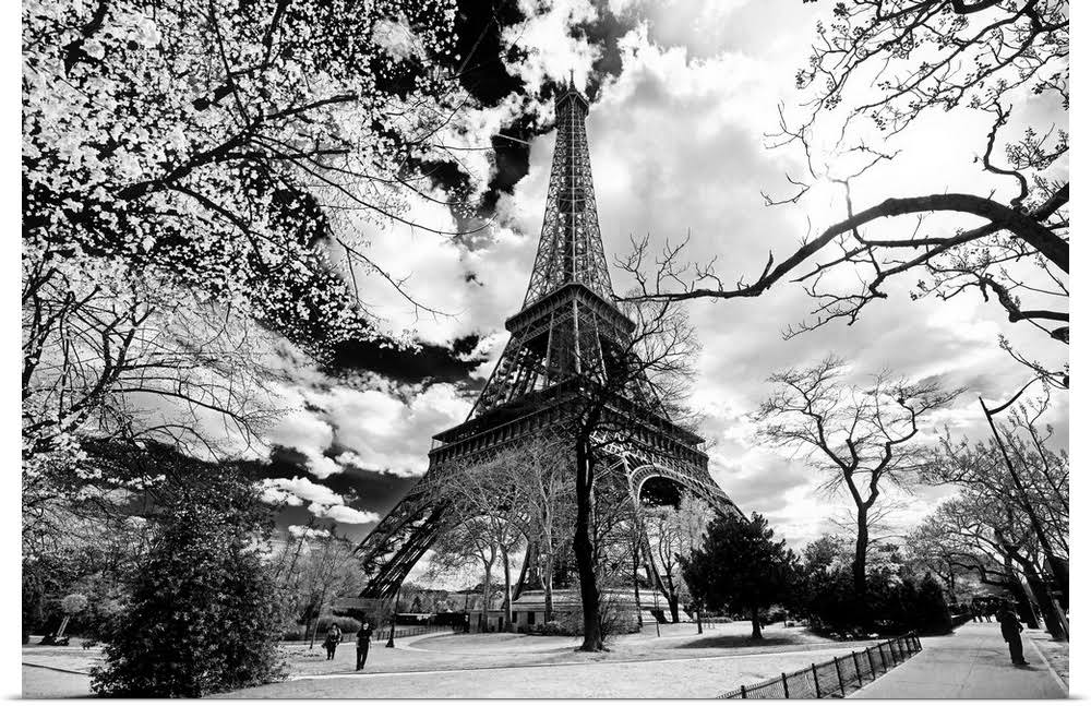 Eiffel Tower Paris Poster Print 60x40 R750