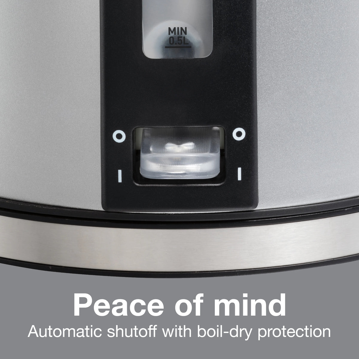 Electric Dome Kettle 1.7 Liter Stainless Steel A589587