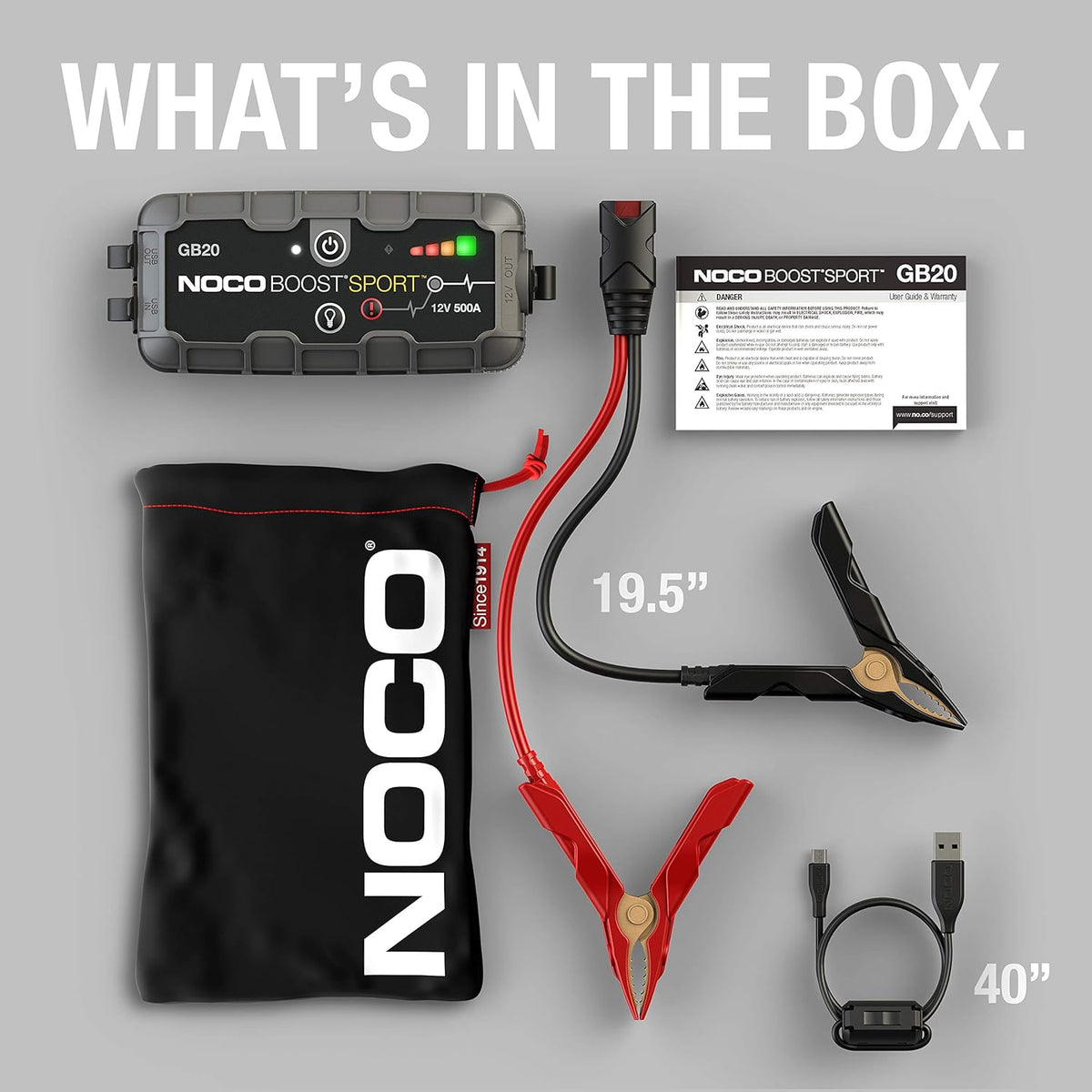 500 Amp 12-Volt Lithium Jump Starter Box Pack of 2 Q679574