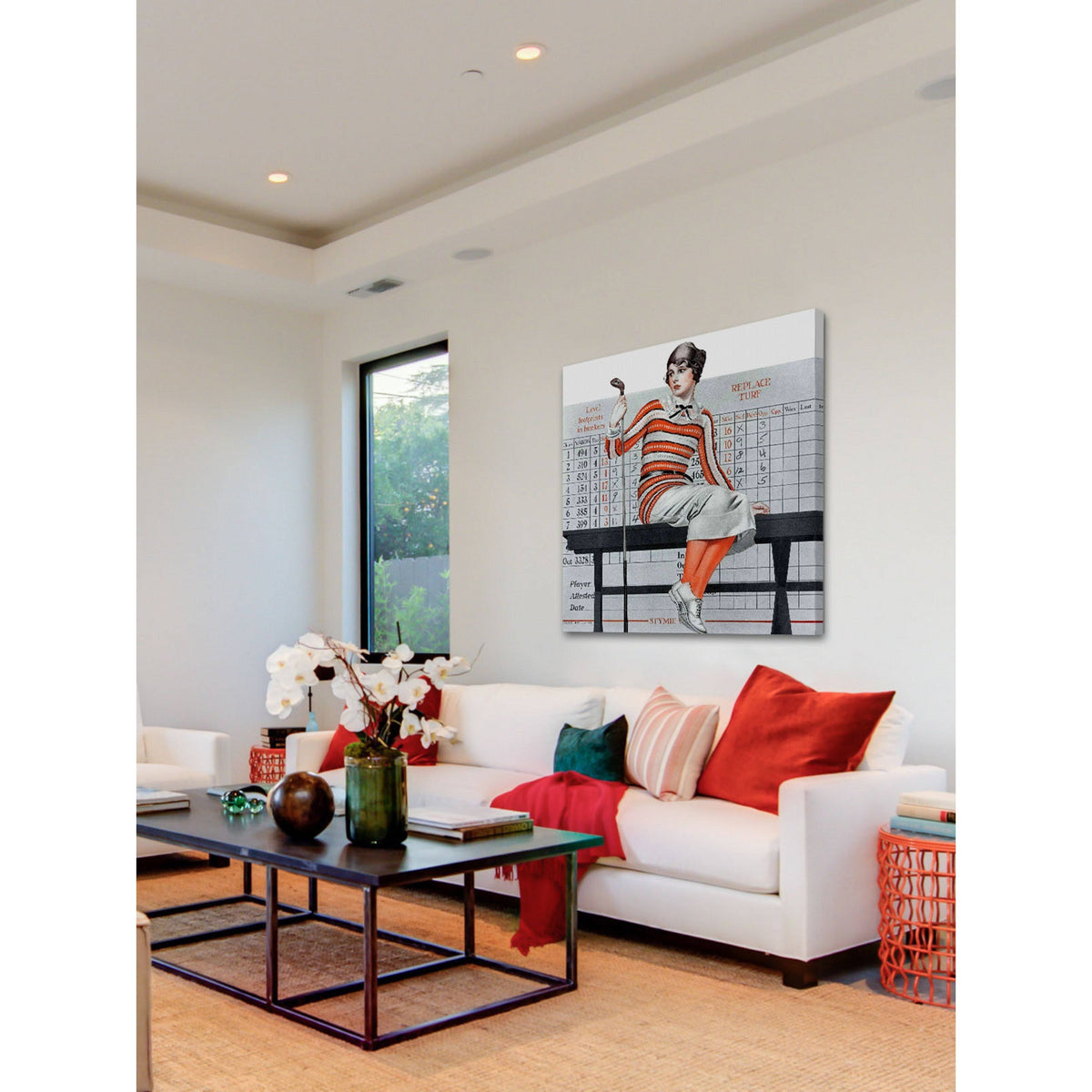 Painting Print on Canvas 40 x 40 R4935