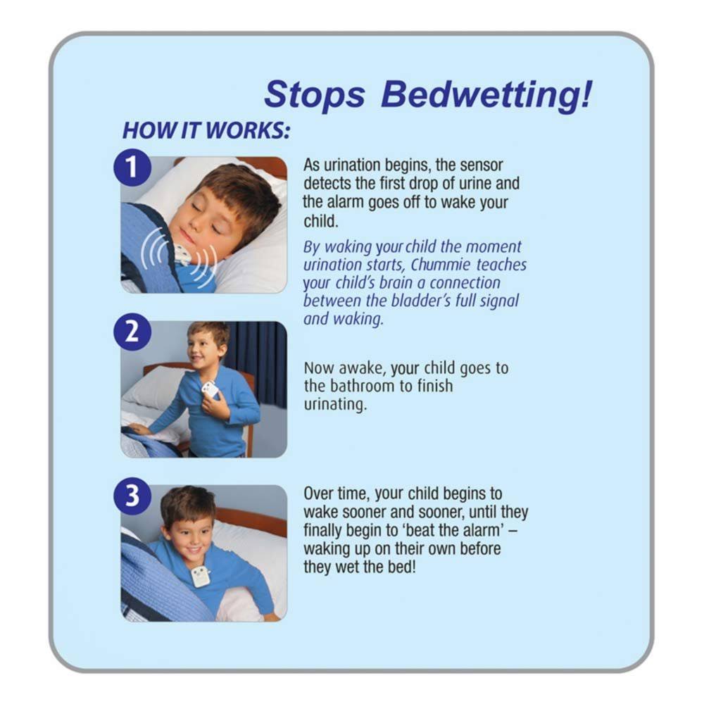 Bedwetting Alarm with Loud Sounds and Bright Lights D119