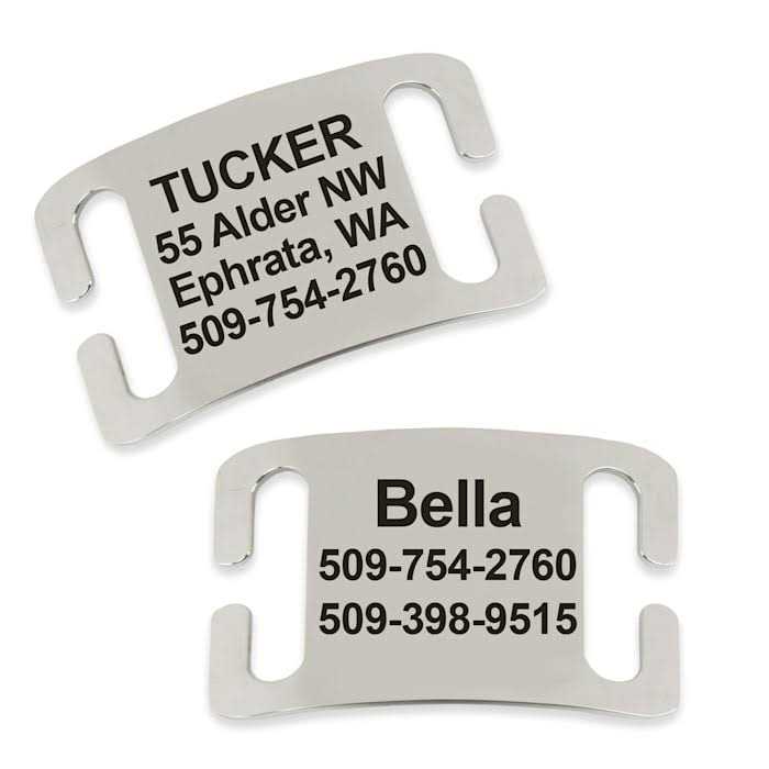 Stainless Steel Slide-On Dog & Cat Tag D248433