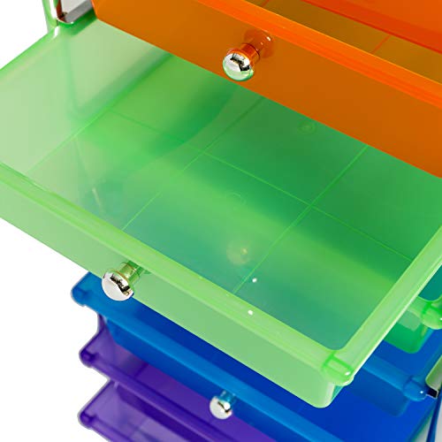 Rolling Storage Cart with 12 Plastic Drawers I98496
