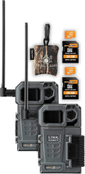 Cellular Trail Camera Twin Pack with SD Cards and Microfiber Cloth Screen Cleaner K359226