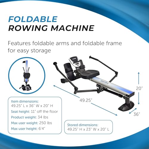 Exercise Rowing Machine W497783