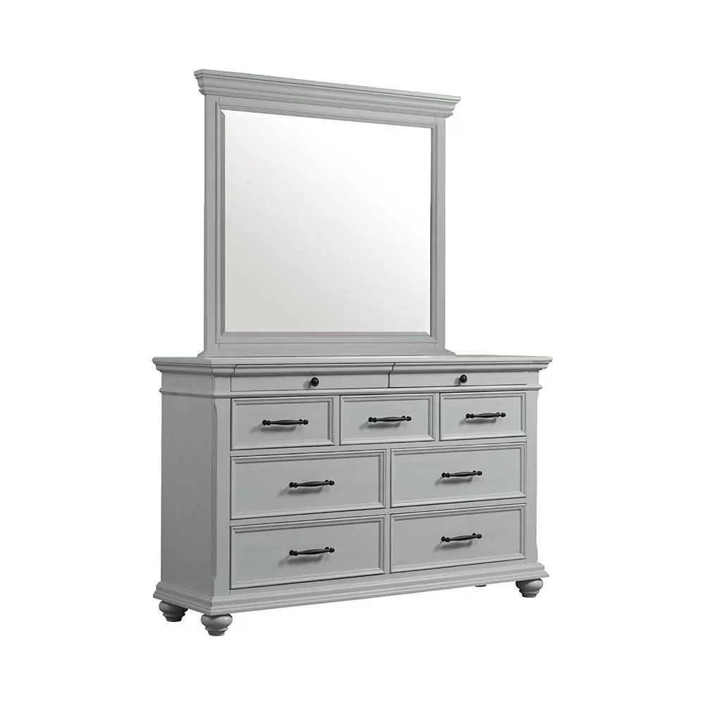 Grey Queen Platform Storage 4PC Bedroom Set Z532860
