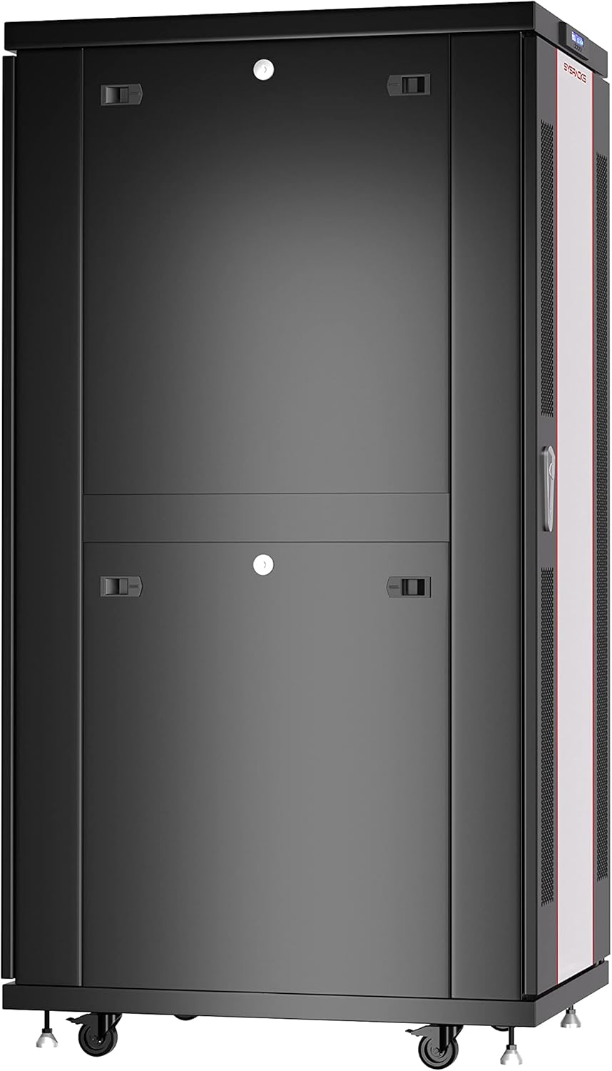39 Inch Deep Server Cabinet on Wheels with 4 X Fans I1203