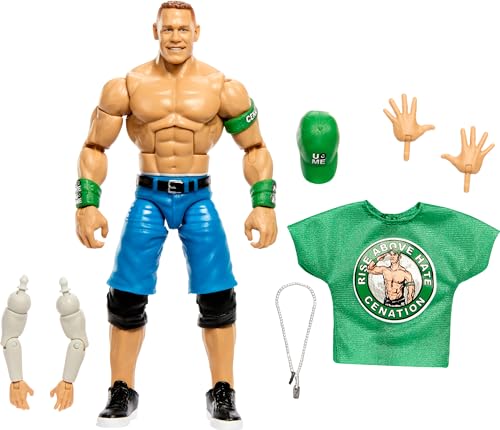 WWE Elite Collection Action Figure Set with Accessory & Build-A-Figure Parts D36858