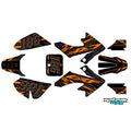 Cyan Dirt Pit Bike Motorcycle Stickers Decal K18369