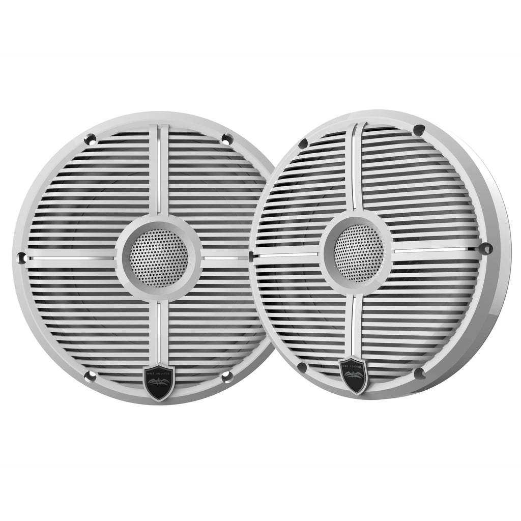 Marine Stereo With 2 Pair of 6.5" White Grill Marine Speakers B670446