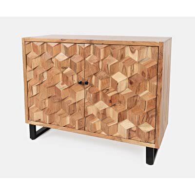 2 Door Natural Accent Cabinet K8338