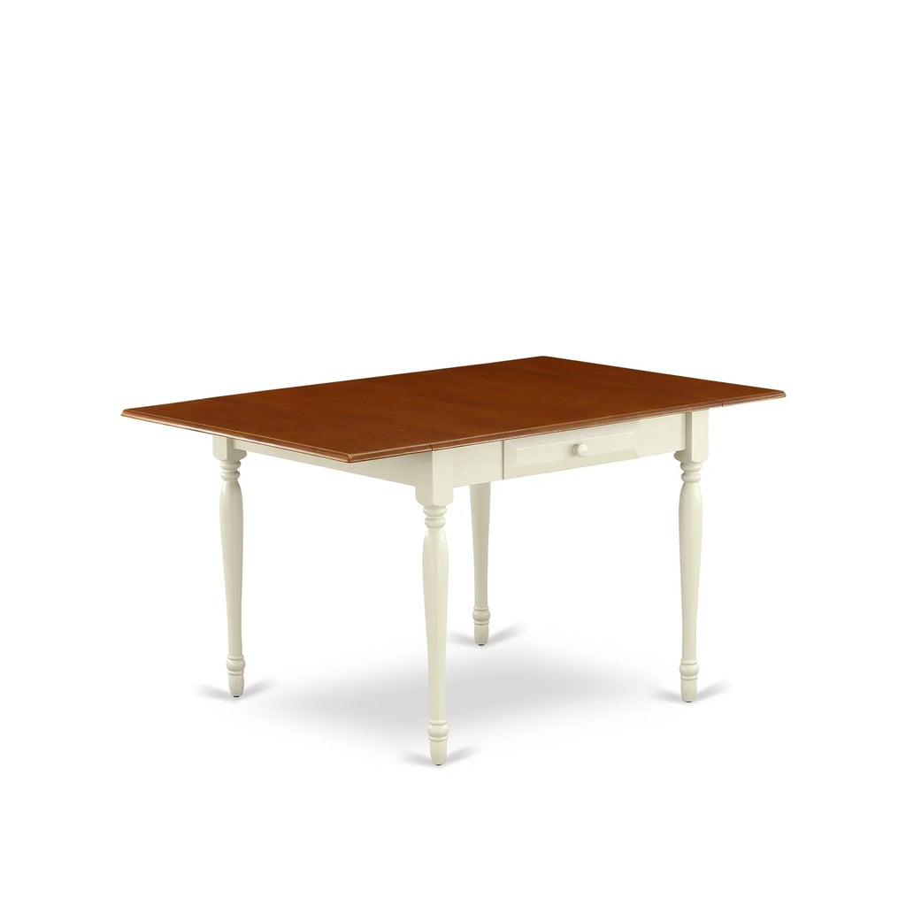3 Pieces Drop Leaf Wood Kitchen Table Set H977