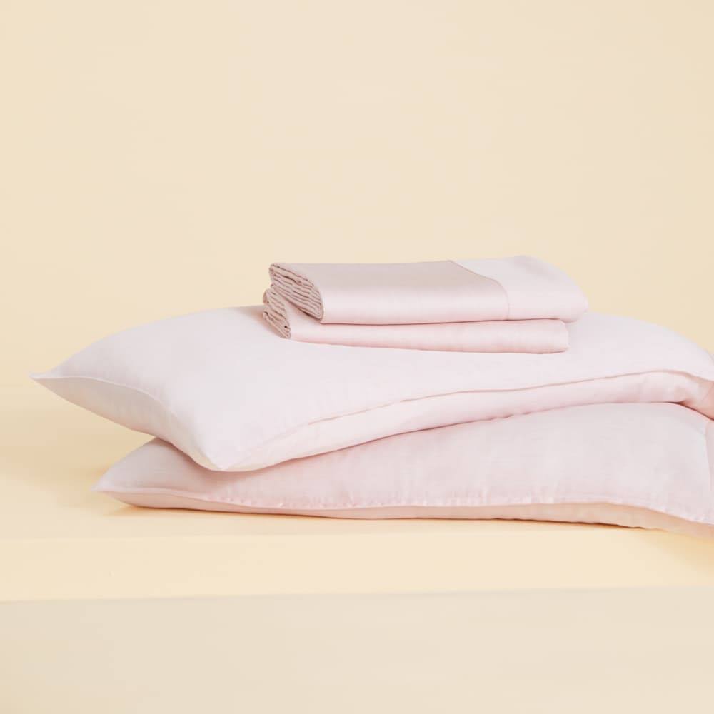 Blush 4-Piece Eucalyptus Sheet Set D145897