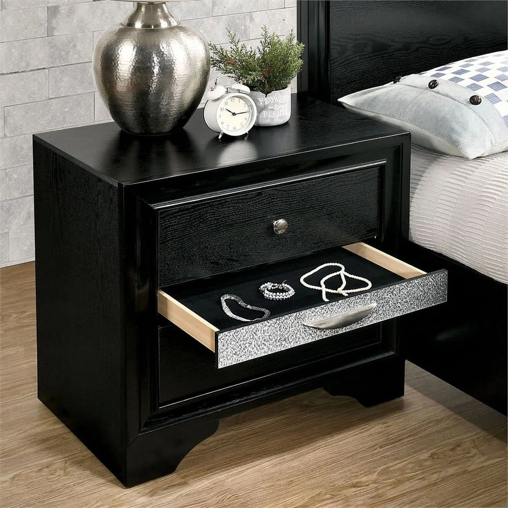 Black 3-Piece King Bedroom Set R786689