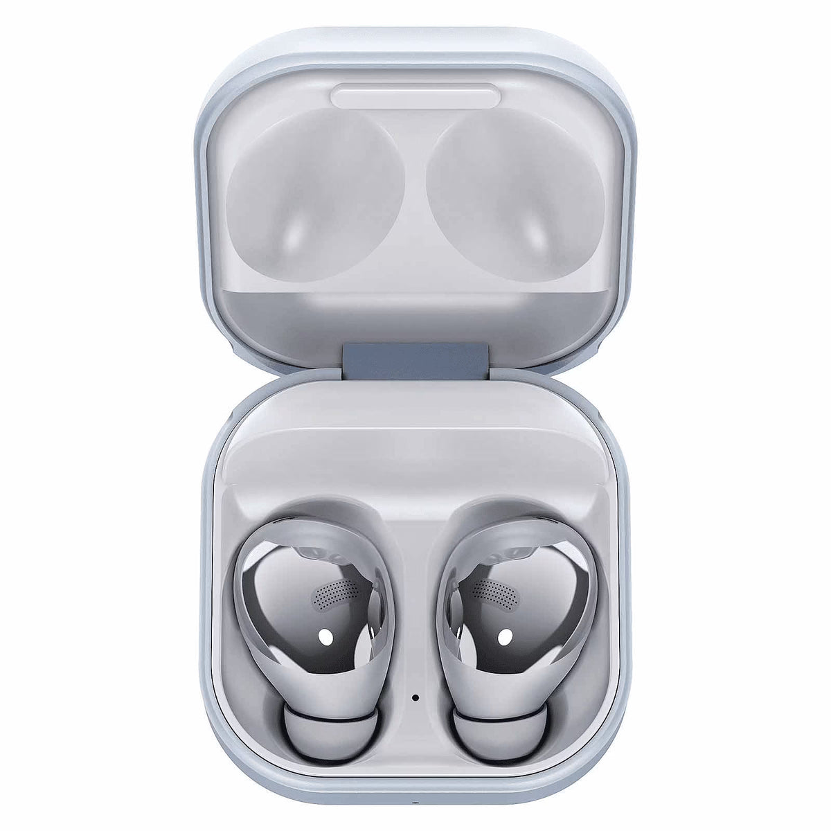 Frost White Bluetooth Earbuds with Charging Case S6903