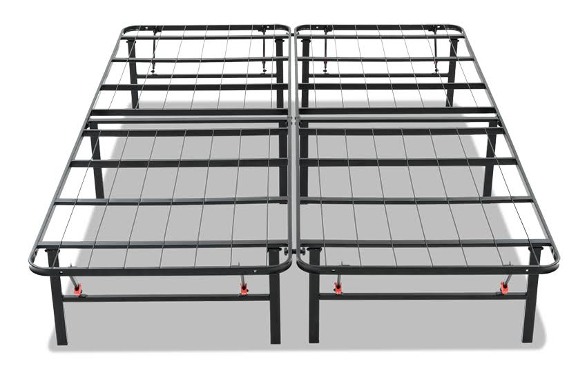 California King Black Metal Bed Frame L271588