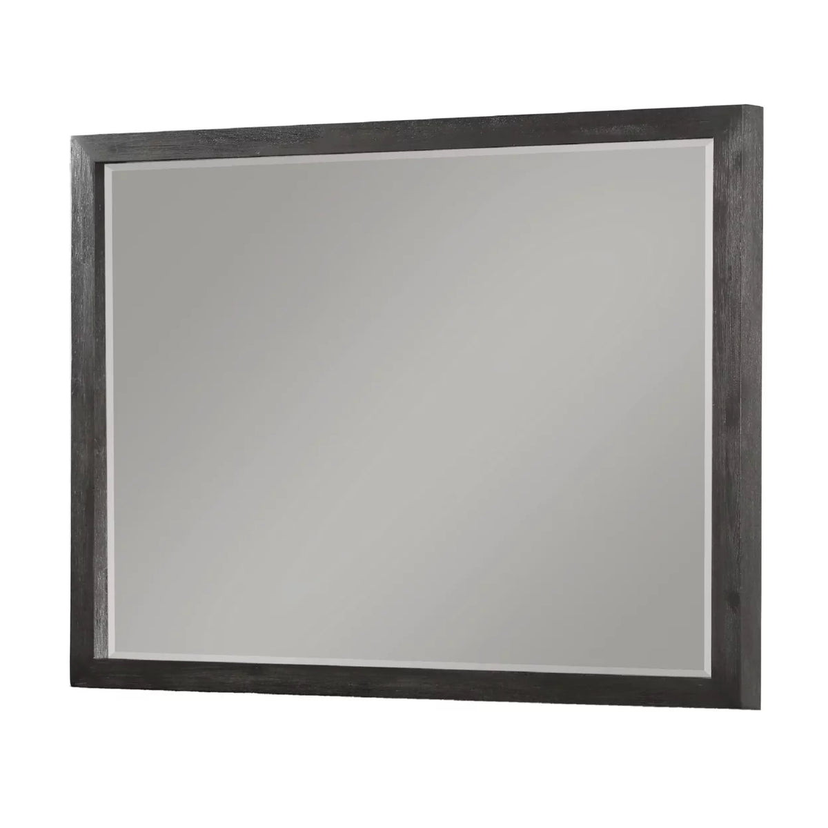 48 Inch Dresser Mirror with Acacia Wood Frame H20171