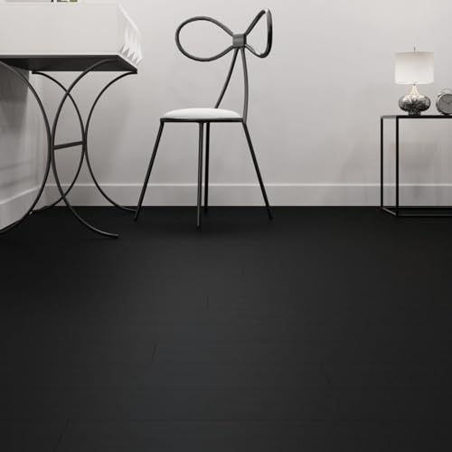 Interlocking Luxury Vinyl Flooring Tiles 10 Wood-Look Planks 24.5 Sq. Feet Y679