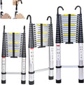 20.34 FT Aluminum Telescoping Multi-Position Ladder with Detachable Hook M539829