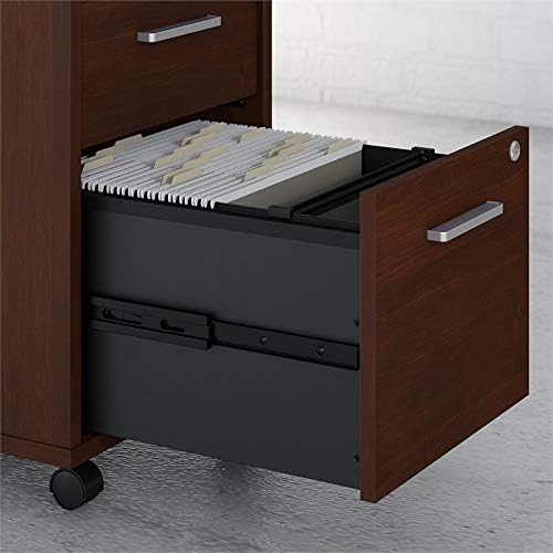 3 Drawer Mobile File Cabinet in Century Walnut T49843